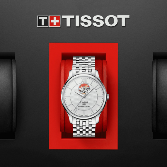 Tissot Tradition Powermatic 80 Open Heart T-Classic T063.907.11.038.00
