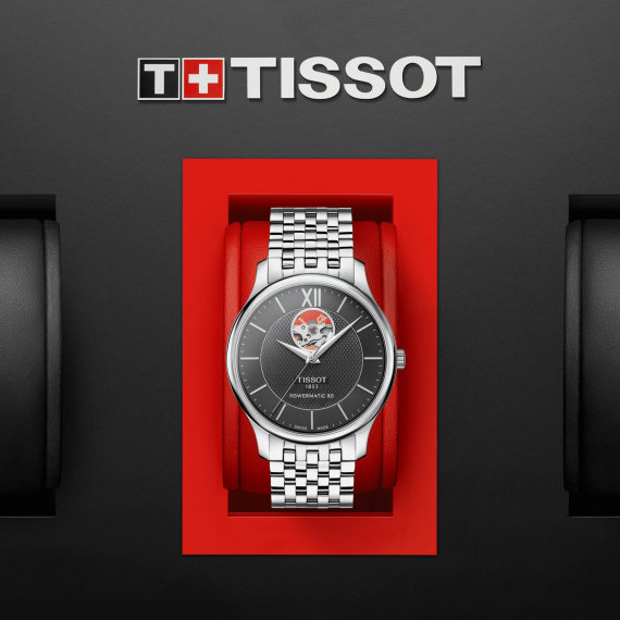 Tissot Tradition Powermatic 80 Open Heart T-Classic T063.907.11.058.00