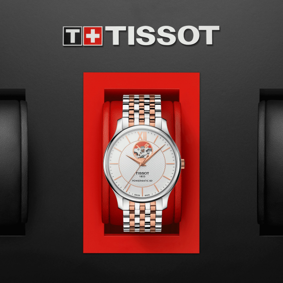 Tissot Tradition Powermatic 80 Open Heart T-Classic T063.907.22.038.01
