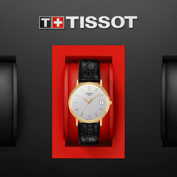 Tissot Goldrun Hesalite 18K Gold T-Gold T71.3.401.31
